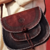 Hochwertige Handgemachte Ledertasche und Boho-Chic-Ibiza Style