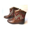 Handmade Berber Kilim Stiefel Braun