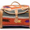 Kilim Leder Weekender Reisetasche