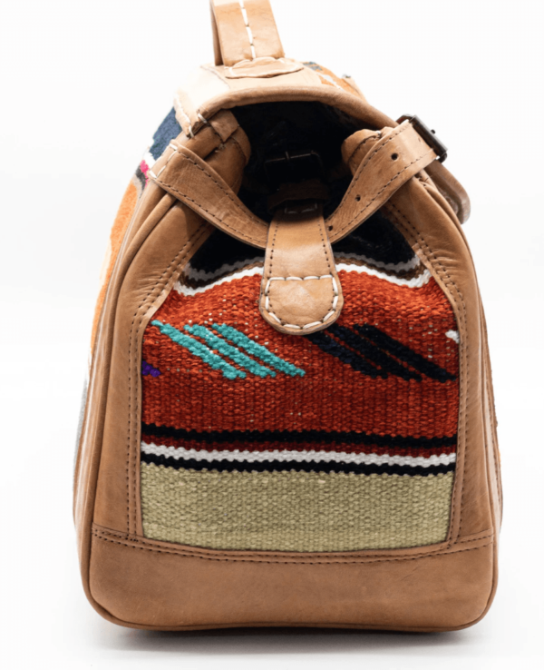 Kilim Leder Weekender Reisetasche