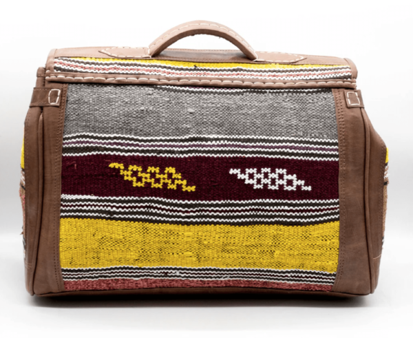 Kilim Leder Weekender Reisetasche