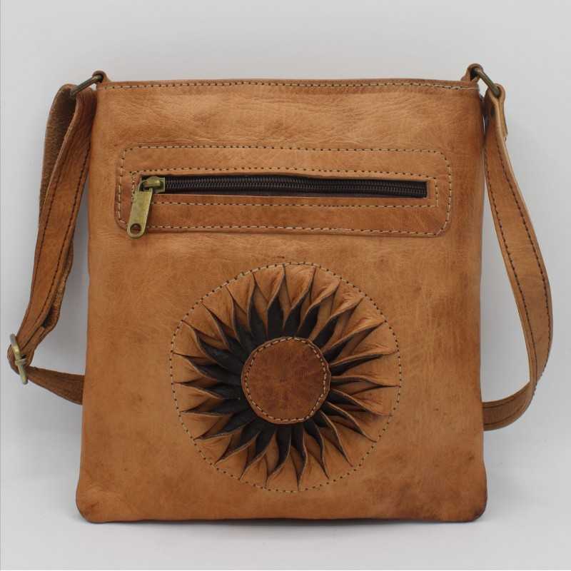 Handgemachte Ledertasche Boho Crossbody Bag