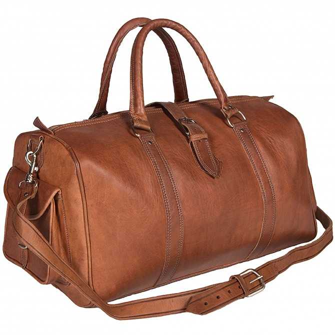 Weekender Reisetasche Leder Herrentasche Große Tasche