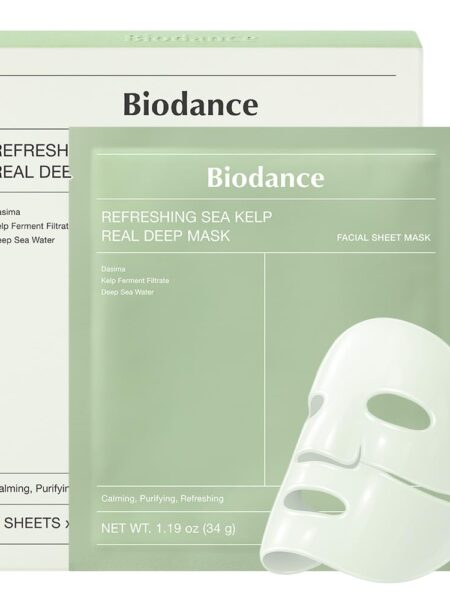 Refreshing Sea Kelp Real Deep Mask, Overnight Hydrogel Mask