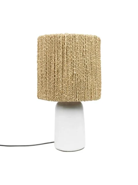 Chalki Tischleuchte – Weiß - Sanfte Boho-Eleganz Trendliebe