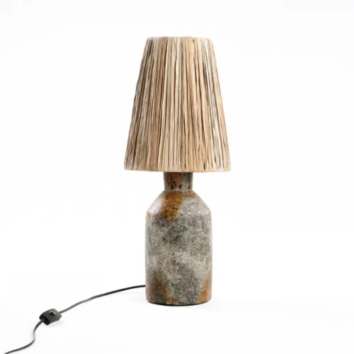 Ithaka Tischleuchte – Antique Grey Natural Trendliebe