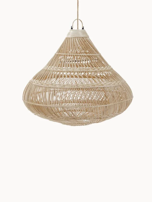 Rattan-Hängelampenschirm Drop, in verschiedenen Größen