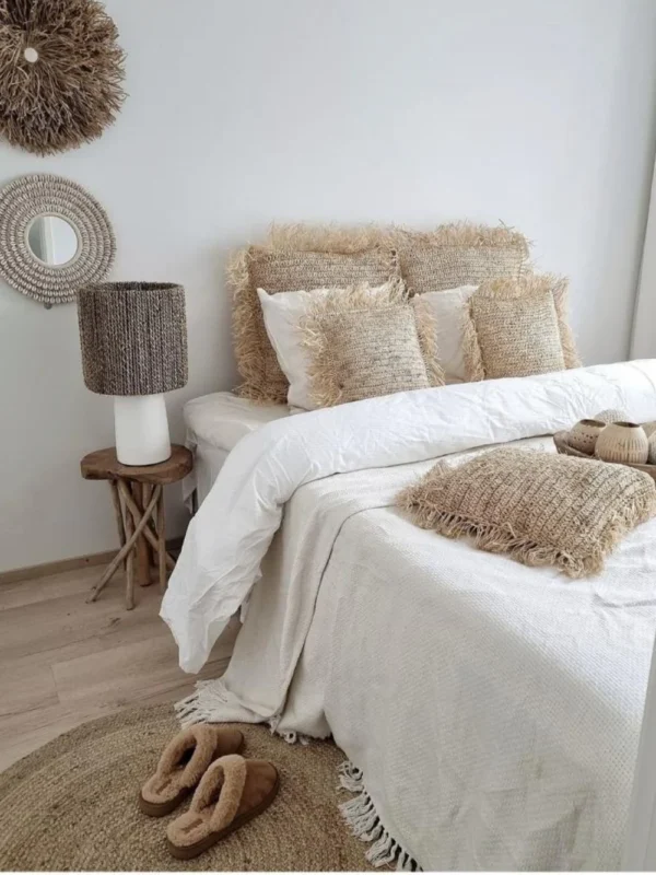 Chalki Tischleuchte – Weiß - Sanfte Boho-Eleganz Trendliebe