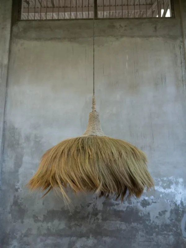 Die Pendelleuchte Makiki – Handgeflochtene Rattan-Hängeleuchte trendliebe