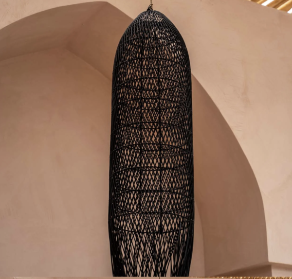 Die Squid Pendelleuchte– Handgeflochtene Rattan-Hängeleuchte Trendliebe