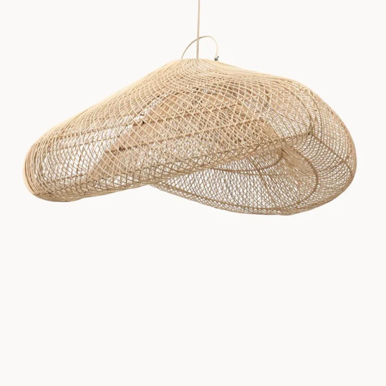 Geflochtene Wolkenlampe - The Cloud XXL, E27, Rattan, Boho