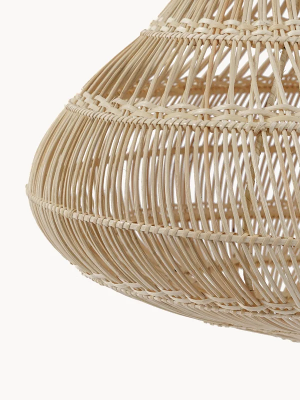 Rattan-Hängelampenschirm Drop, in verschiedenen Größen