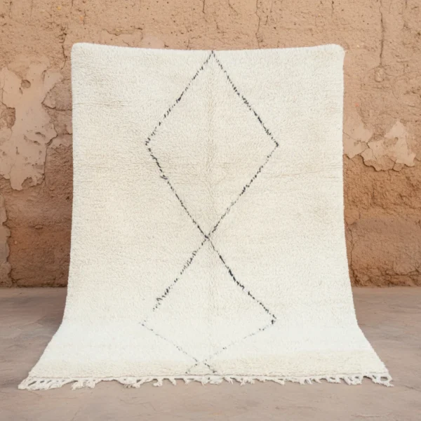 Beni Ourain Wollteppich Tuẓẓumt