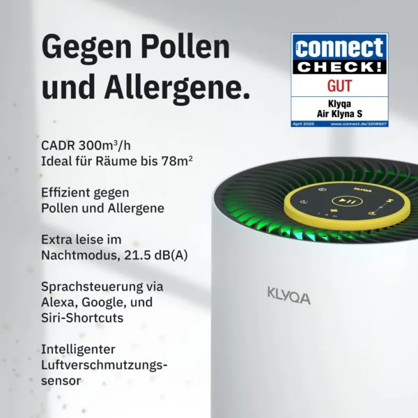 Air Klyna S Luftreiniger der Katzenallergie oder Hundeallergie Trendliebe