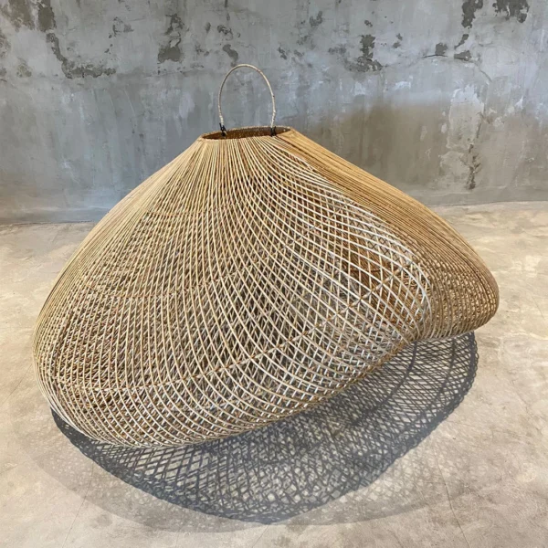 Geflochtene Wolkenlampe - The Cloud XXL, E27, Rattan, Boho